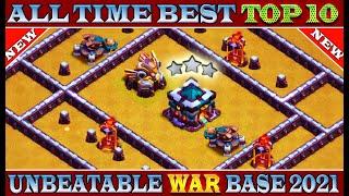 *** All Time Best TOP 10 *** TH13 War Base + Link ( 2021 ) | Unbeatable 