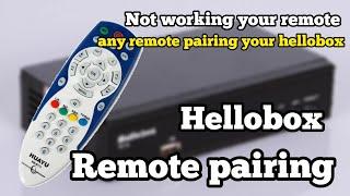 Hellobox remote pairing | Not working problem | Any Free to air set top box remote pairing