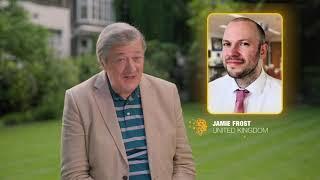 Stephen Fry announces Jamie Frost as a Top 10 finalist for the Global Teacher Prize