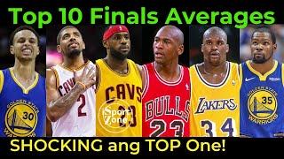 Lebron, Durant at Jordan at ang Top 10 Players na May PINAKAMATAAS na Average sa NBA Finals.