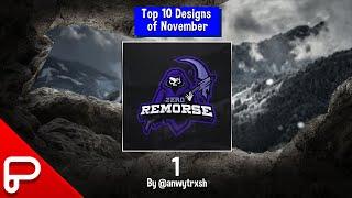 Top 10 Designs for the month of November!