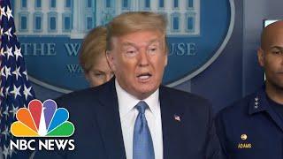 Trump Tells Americans To Stay Home To 'Defeat' Coronavirus | NBC News