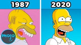 The Evolution of The Simpsons