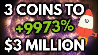 3 COINS TO $3 MILLION! Top coins to GET RICH in May/June