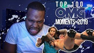 WWE TOP 100 OMG MOMENTS OF 2019 PART 1 (Reaction)