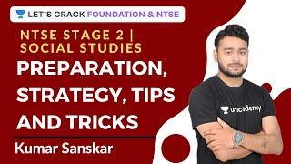 NTSE Stage 2 Preparation Strategy | Tips and Tricks | NTSE 2020 | Kumar Sanskar