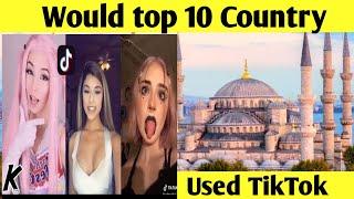 top 10 country Tiktok user in the world.