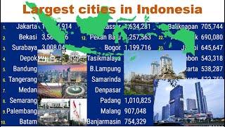 Largest cities in Indonesia |TOP 10 Channel