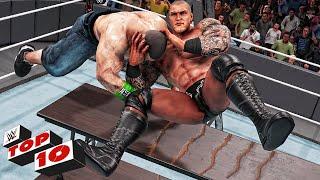 WWE 2K Top 10 Epic RKO Outta Nowhere!