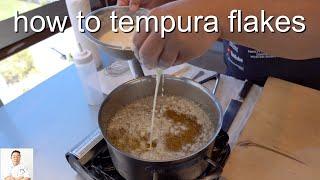 How To: Tempura Flakes For Sushi