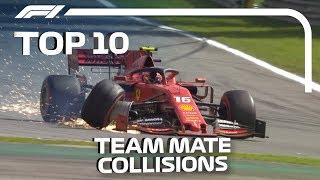 Top 10 Team Mate Collisions in F1