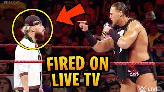 10 Times WWE Superstars WERE FIRED on Live TV!