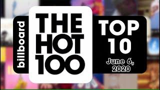 Early Release! Billboard Hot 100 Top 10 Singles of June 6th, 2020 (6/6/2020) Countdown