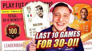 OMG I GOT PRIME ICON MOMENTS MALDINI!!! LAST 10 GAMES FOR 30-0! TOP 100 FUT CHAMPS HIGHLIGHTS!