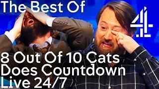 The BEST BITS from 8 Out of 10 Cats Does Countdown | 24/7 Live Stream!