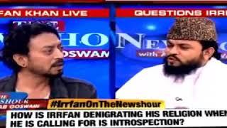 Irfan Khan is a Muslim and he made this clear on a media show and today death irrfan Khan #irrfankh