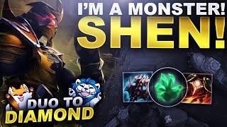 MY SHEN IS MONSTROUS! - Duo to Diamond | League of Legends