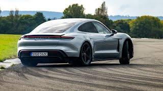 PREVIEW: Chris Harris Drifts The Porsche Taycan Turbo S | Top Gear: Series 28