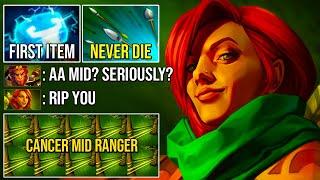 HOW TO MID WINRANGER IN 7.24 With First Item Maelstrom Never Die 100% Deleted MK 7.24 Dota 2