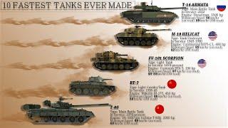 Top 10 Fastest Tanks ever made