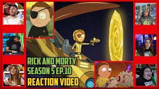 EVIL MORTY IS HERE! Rick and Morty Season 5 Episode 10 Finale Reaction Compilation