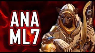 Best support - ML7! ANA GAMEPLAY OVERWATCH SEASON 21 TOP 500