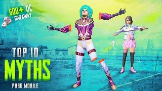 Top 10 Mythbusters in PUBG Mobile | PUBG Myths #13