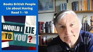 Top Twenty Books British People Lie About Having Read. Part 1: 1 - 10