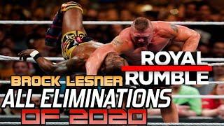 Wwe Brock Lesner All Eliminations Of Royal Rumble 2020