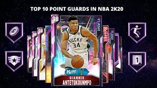 TOP 10 POINT GUARDS IN NBA 2K20 MYTEAM!