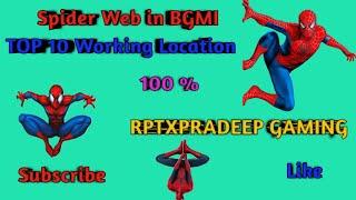 TOP 10 PLACE IN BGMI SPIDERMAN SUIT | WEB SUIT | MILITARY BASE | MYLTA POWER | PART 1