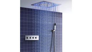 Best Top 10 LED Rain Shower System For 2021 | Top Rated Best LED Rain Shower System