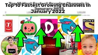 Top 10 Fastest Growing Channels In January month!