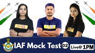 IAF/NAVY /रक्षक BATCH ||  IAF Mock Test 2 || By ExamPur