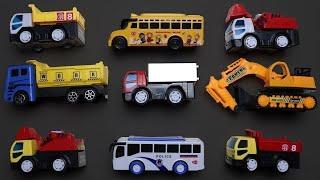 Colorful Street Vehicles for Kids - Lots of Street Vehicles With Learn Name & Numbers and Colors