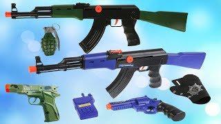 ВОЕННЫЙ И ПОЛИЦЕЙСКИЙ наборы реалистичные игрушки MILITARY and POLICE sets realistic toys unpacking