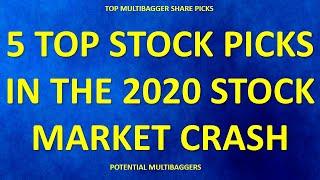 Multibagger Stocks - 5 Top Stock Picks In The 2020 Stock Market Crash - best multibagger share picks