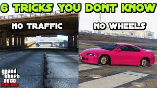 GTA 5 - 6 TRICKS YOU DIDN'T KNOW ABOUT IN GTA 5 ONLINE!!