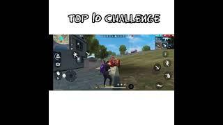 Free Fire Top 10 Challenge || Free Fire New Hidden Place || #shorts