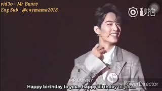 [ENG SUB] 《4/10/18》Reason 肖战Xiao Zhan cried in 2nd Year XNINE concert .