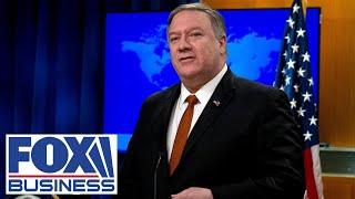 Pompeo holds press conference with the Russian Foreign Minister