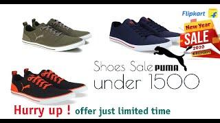 Top Best PUMA SHOES PRICE 1000 to 1500 flipkart New Year Sale ||