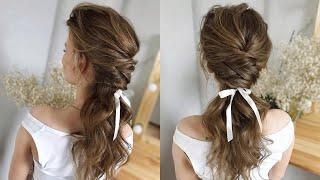 Quick and easy college hairstyle - Hair style girl || Simple hairstyle || HAIRSTYLE for every day