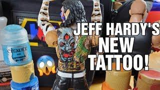 EPIC WWE CUSTOM JEFF HARDY ACTION FIGURE TATTOO! HOW TO DO IT