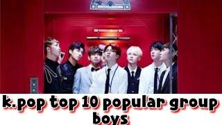 ❤️ Kpop top 10 boys popular group ❤️ 2021 ❤️