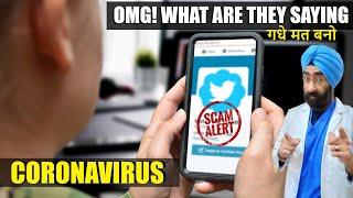 Top 5  Fake News & Videos about CORONAVIRUS & its Conspiracy Theory | Dr.Education Eng Hindi