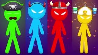 THE STICKMAN MINI GAMES TOURNAMENT Gameplay Walkthrough STICKMAN PARTY Android Game