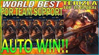 World Best Terizla For Team Support Gameplay Terizla by Top Global Terizla