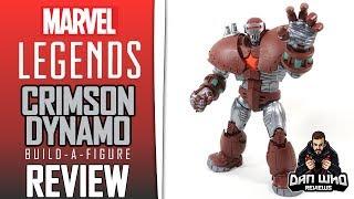 Marvel Legends Crimson Dynamo Build-A-Figure Black Widow Wave Review