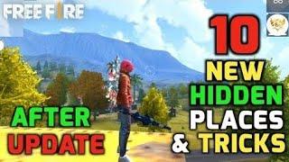 top 10 Hidden Place in barmuda | BUG IN FREE FIRE | tips and tricks to rank push | invisible trick